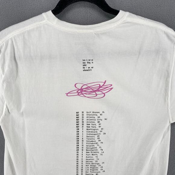 Paramore 2023 North America Tour T Shirt Band Tee S White Music - Picture 7 of 11